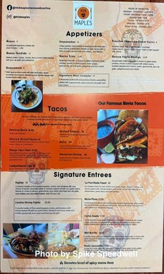 Menu photo 2 918 Maples Tacos and Cantinas Broken Arrow, OK