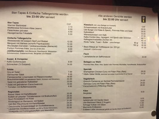 Menu photo 5 Restaurant Fischerstube Basel, BS Menu photo 5 Restaurant Fischerstube Basel, BS
