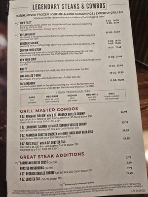 Menu photo 4 LongHorn Steakhouse Denton, TX Menu photo 4 LongHorn Steakhouse Denton, TX