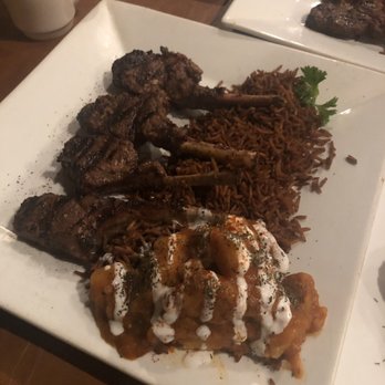Afghan Bistro - Lamb Chops w/ rice & potatoes - Afghan Near Me - Springfield, Virginia