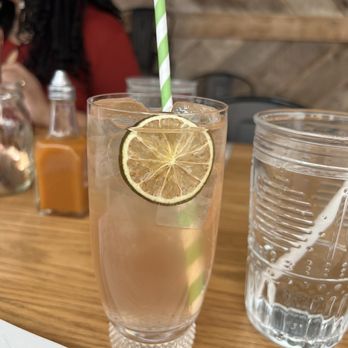 Haberdish - Happy Go Lucky Punch! (Champagne, gin, vodka, lime, grapefruit, blood orange tea syrup and soda) - Southern Near Me - Charlotte, North Carolina Haberdish - Happy Go Lucky Punch! (Champagne, gin, vodka, lime, grapefruit, blood orange tea syrup and soda) - Southern Near Me - Charlotte, North Carolina