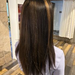 Before: Hair done by stylist in Japan