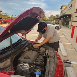 Auto Zone - Ginormous helping me get my battery replaced.