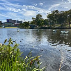 River Torrens - Paper boat sculptures