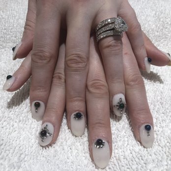 Nail Designs - Stunning gem designs by Abby! - Nail Salons Near Me - Bethesda, Maryland Nail Designs - Stunning gem designs by Abby! - Nail Salons Near Me - Bethesda, Maryland