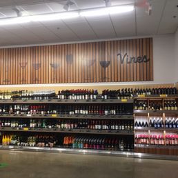 Excellent wine selection
