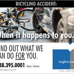Leighton Panoff - Bike crashes