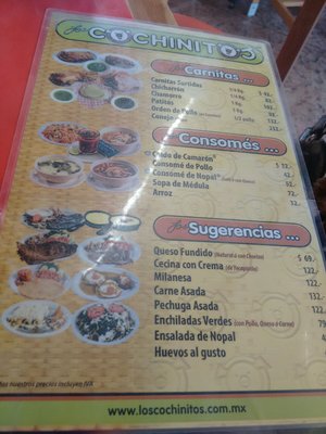 Menu photo 4 Los Cochinitos San Francisco Ocotlán, PUE