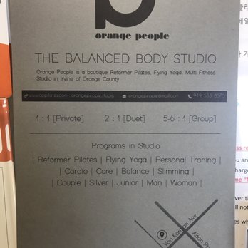 Orange People - Pilates Near Me - Irvine, California