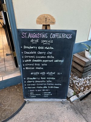 Menu photo 1 St Augustine Coffee House St. Augustine, FL