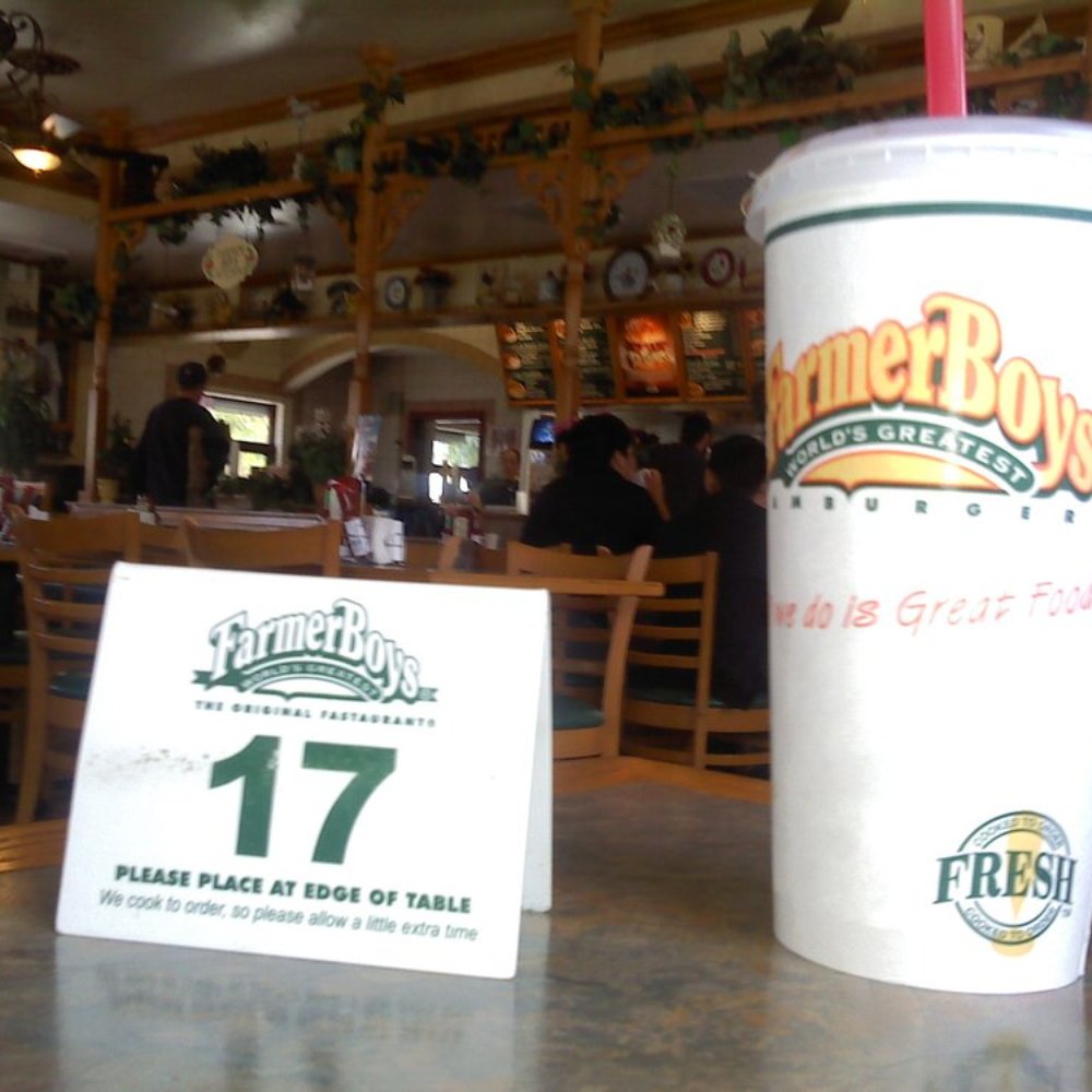 Farmer Boys - inside waiting for the food - Breakfast & Brunch Near Me - Irwindale, California Farmer Boys - inside waiting for the food - Breakfast & Brunch Near Me - Irwindale, California