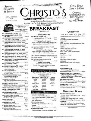 Menu photo 4 Christo's Family Restaurant Trinity, FL Menu photo 4 Christo's Family Restaurant Trinity, FL