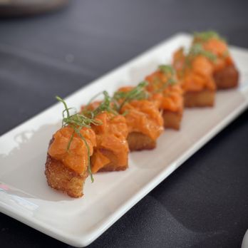 Bamboo Sushi - Crispy Bread Spicy Salmon ... - Sushi Bars Near Me - San Ramon, California