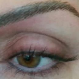 Not a perfect picture but you can see some of the hair strokes. Not of it is hair, it's all ink. Not a perfect picture but you can see some of the hair strokes. Not of it is hair, it's all ink.