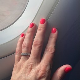 Beach nails ready to go!!