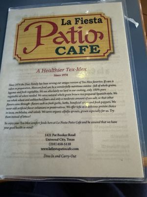 Menu photo 5 La Fiesta Patio Cafe Universal City, TX Menu photo 5 La Fiesta Patio Cafe Universal City, TX