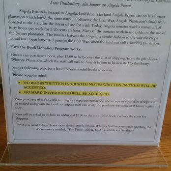 Whitney Plantation - Donate a book to the Angola Prison - Museums Near Me - Wallace, Louisiana Whitney Plantation - Donate a book to the Angola Prison - Museums Near Me - Wallace, Louisiana
