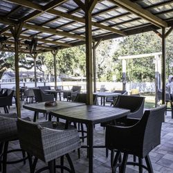 Low Ball Louie's Cigars - The patio area seats 50