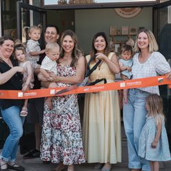 Shop Little Cousins - Ribbon cutting with our team!