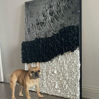 StarrStruck Studio & Gallery - Art piece, even the dog approves! - Art Galleries Near Me - Arlington, Texas