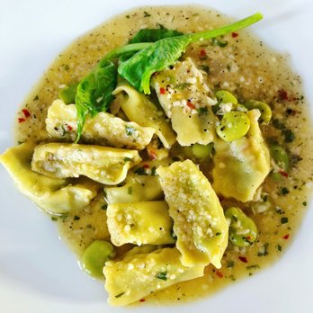 Crossroads Kitchen - Vegan English Pea Agnolotti - Vegan Near Me - Los Angeles, California