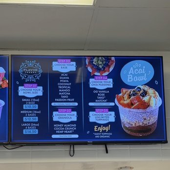 Flavor Theory - Menu - Acai Bowls Near Me - Upland, California