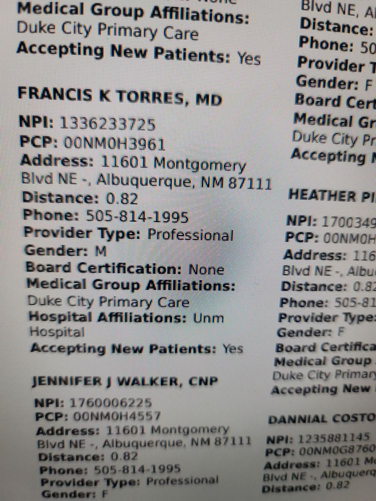Duke City Primary Care - child therapist in Albuquerque, NM
