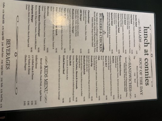 Menu photo 4 Connie's Vista, CA