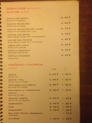 Menu photo 7 Café Minotauro Tapas Granada, GR