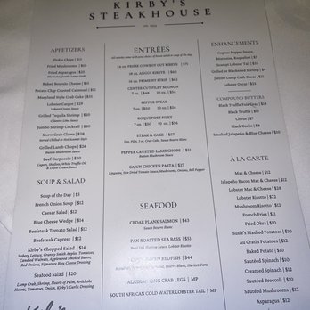 Kirby's Steakhouse - Steakhouses Near Me - Thackerville, Oklahoma Kirby's Steakhouse - Steakhouses Near Me - Thackerville, Oklahoma