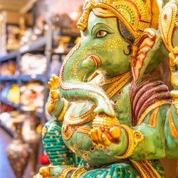 Lotus Market - Beautiful handcrafted Ganesha idol in-store--little details like this make every visit feel special.