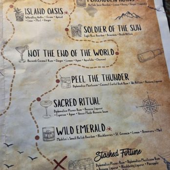 Maya Speak Tiki - Cocktail menu - Speakeasies Near Me - Pembroke Pines, Florida
