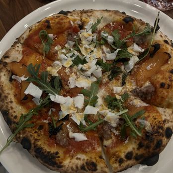 Esther's Kitchen - Lamb sausage pizza - Italian Near Me - Las Vegas, Nevada
