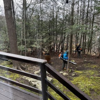 LiveAgain Landscaping - two people on a deck in the woods - Landscaping Near Me LiveAgain Landscaping - two people on a deck in the woods - Landscaping Near Me