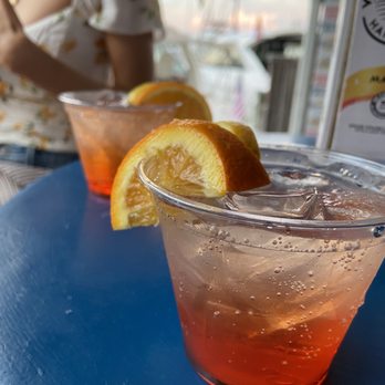 Foxy's Harbor Grille - Aperol spritz - Seafood Near Me - St Michaels, Maryland
