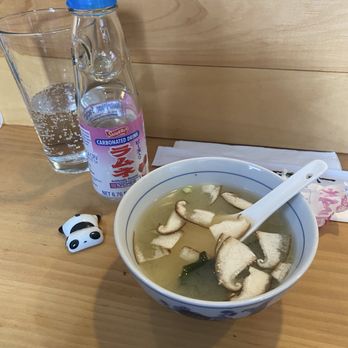 MOJO Sushi - Miso soup with delicious mushroom - Sushi Bars Near Me - Wakefield, Massachusetts