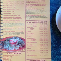 El Tres Amigos - Menu