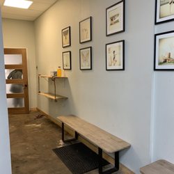 Bikram Yoga Studio - Sitting area outside the restrooms