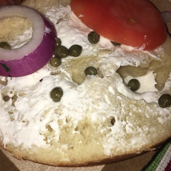 Einstein Bros. Bagels - For the third time, this is how much cream cheese they put on my bagel - Bagels Near Me - Poway, California