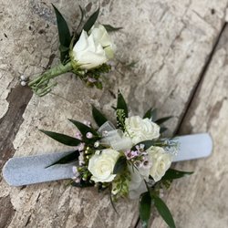 Lotus Petals Floral Design - Prom corsages and boutonnieres. Please give at least 24 hours notice when ordering prom flowers!