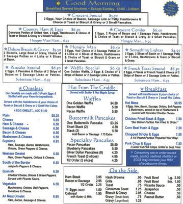Menu photo 8 Crescent Cafe Sand Springs, OK