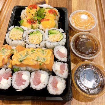 Sushi Hana - New York, Spicy California, Creamy Tuna and Dynamite Roll - Japanese Near Me - Bothell, Washington Sushi Hana - New York, Spicy California, Creamy Tuna and Dynamite Roll - Japanese Near Me - Bothell, Washington