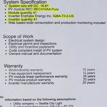 Sun Path Electric - Original bid and system specs - Solar Installation Near Me - Seattle, Washington Sun Path Electric - Original bid and system specs - Solar Installation Near Me - Seattle, Washington