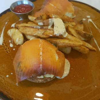 OEB Breakfast - Downtown - Lox and waffle - Breakfast & Brunch Near Me - Calgary, Alberta