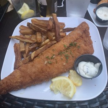 Harbor Halcyon - Walleye Fish and fries! Sooo good! - New American Near Me - Ashtabula, Ohio