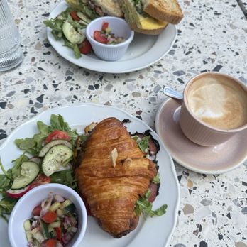 Bobe Kitchen & Bakery - PLT croissant , vanilla cappuccino, Jerusalem Morning Melt and Rose Chocolate Latte. - Bakeries Near Me - Miami, Florida