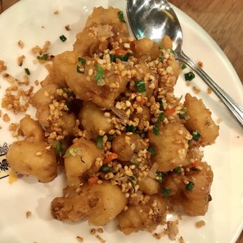 Koi Palace - This is the head part of the geoduck. Deep fried, salt/pepper/garlic. So tender! - Dim Sum Near Me - Milpitas, California Koi Palace - This is the head part of the geoduck. Deep fried, salt/pepper/garlic. So tender! - Dim Sum Near Me - Milpitas, California
