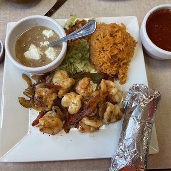 Eggcellent & Things Cafe - Camaron a la Diablo with sauce on the side as requested. Served with corn or flour tortillas-my packet had at least 6! - American Near Me - Tulsa, Oklahoma