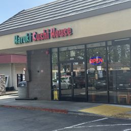 Exterior outside entrance of Haruki Sushi House - Vacaville, California Exterior outside entrance of Haruki Sushi House - Vacaville, California