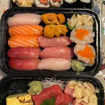 Hachi Sushi - Sushi and Sashimi for two. Spicy tuna roll, Saba Gari roll. - Japanese Near Me - Fort Lee, New Jersey